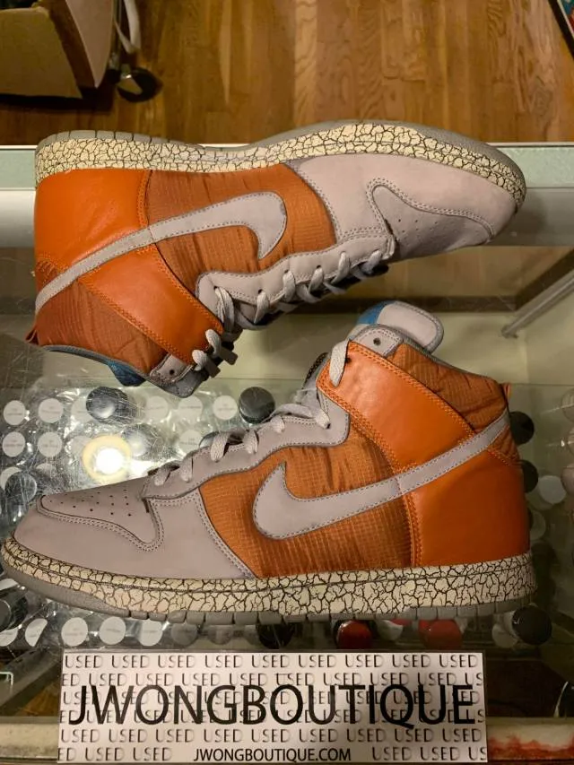 2007 nike dunk high premium earthquake