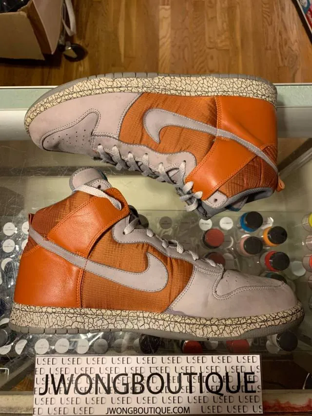 2007 nike dunk high premium earthquake