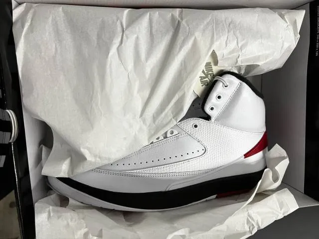 2022 nike air jordan 2 og retro chicago 11.5/14 white va...