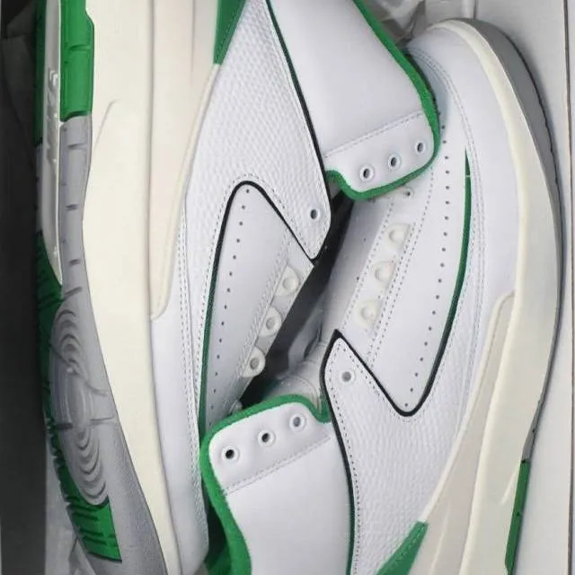 2023 Nike Air Jordan 2 Retro Lucky Green 8-15 White Sail...