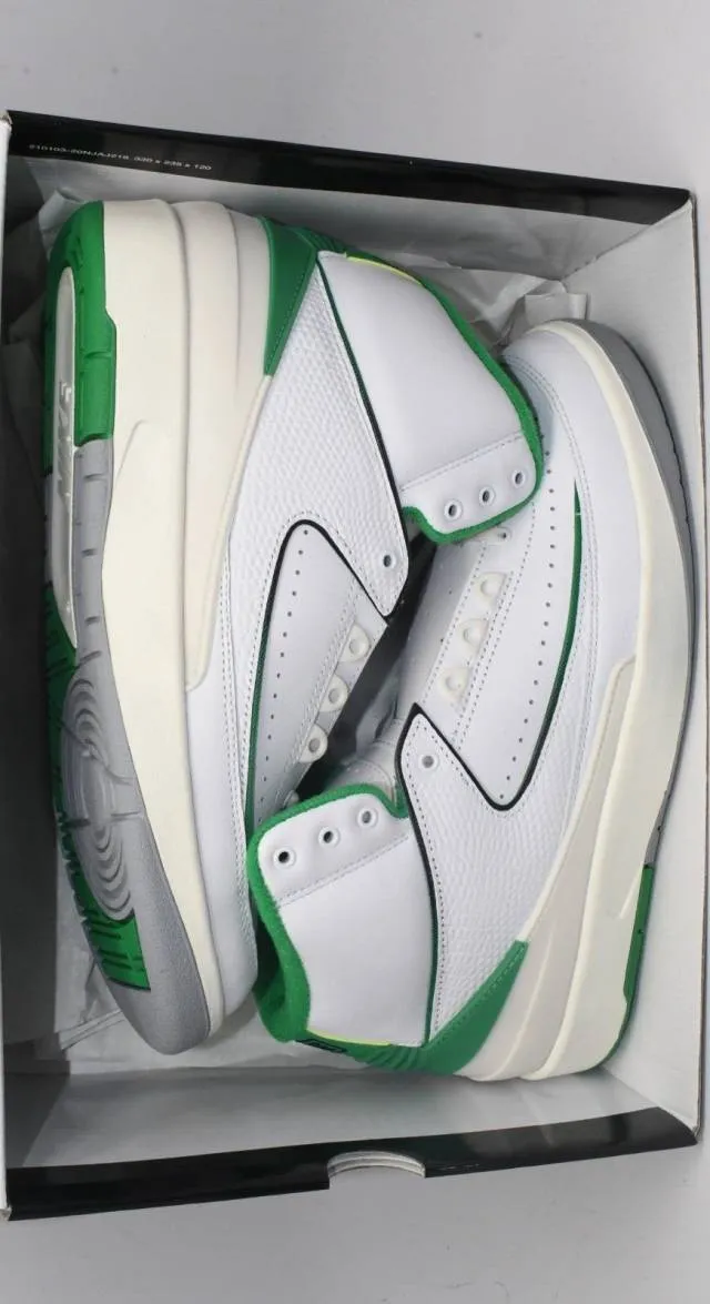 2023 Nike Air Jordan 2 Retro Lucky Green 8-15 White Sail...