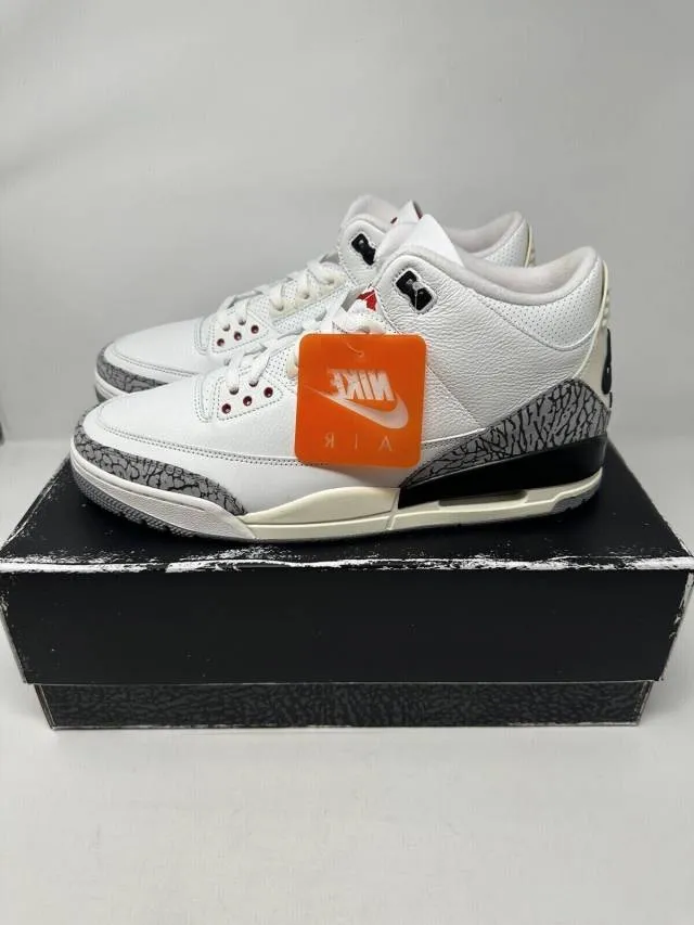 2023 Nike Air Jordan 3 Retro White Cement Reimagined