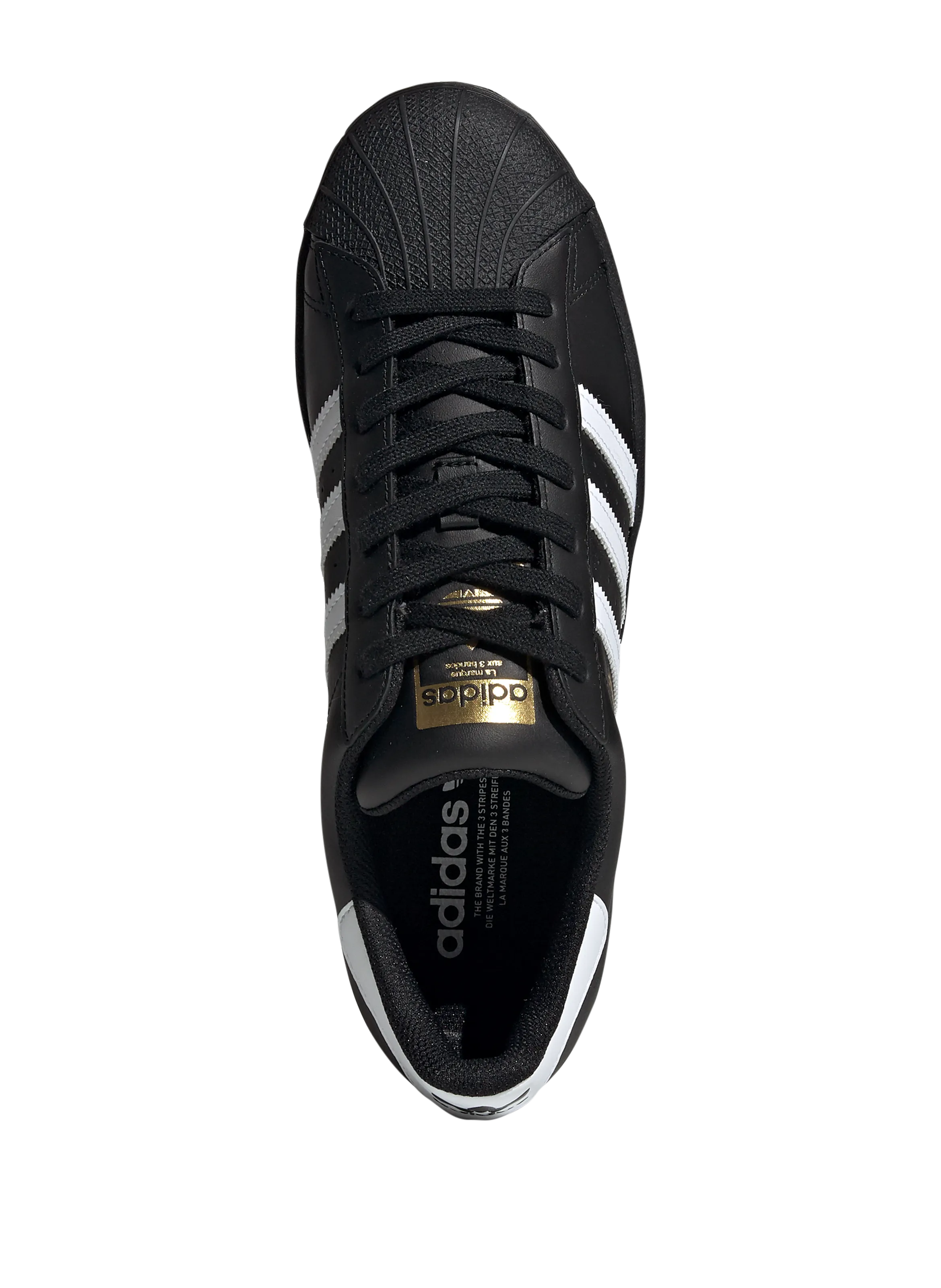 ADIDAS  Superstar leather sneakers - Black