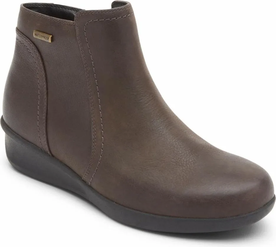 Aravon Fairlee Ankle Boot Chocolate Brown - Extra Wide