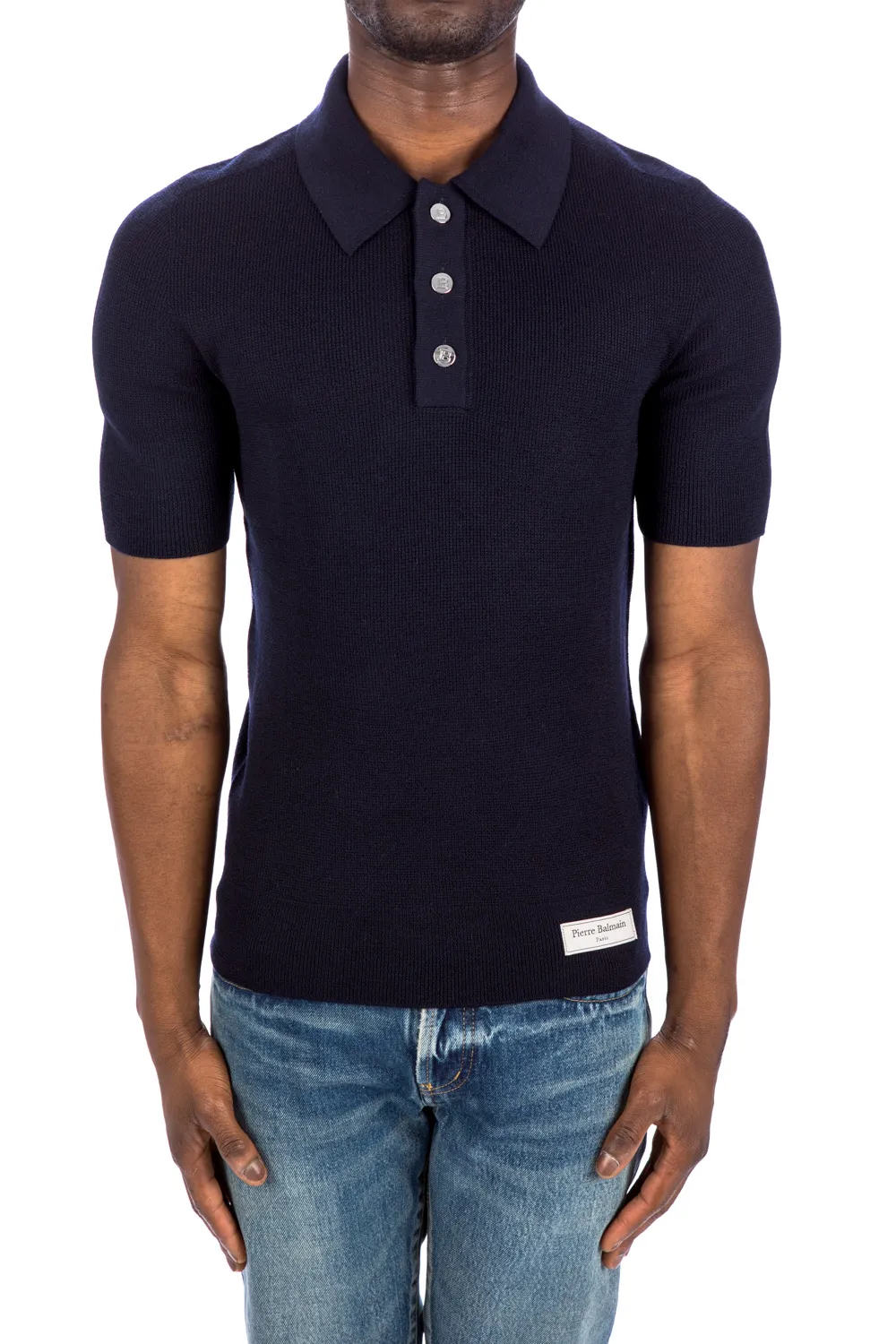 Balmain Pb Wool Polo | Credomen