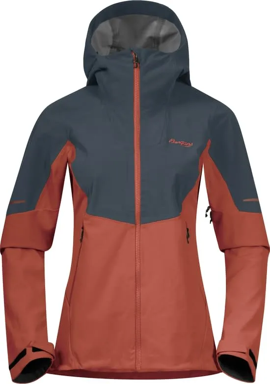 Bergans Women's Senja Hybrid Softshell Jacket Brick/Orion Blue | Buy Bergans Women's Senja Hybrid Softshell Jacket Bri