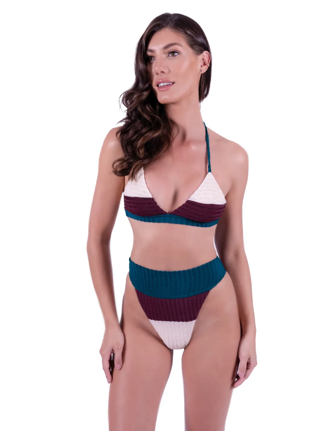 Bikini High Band Teal