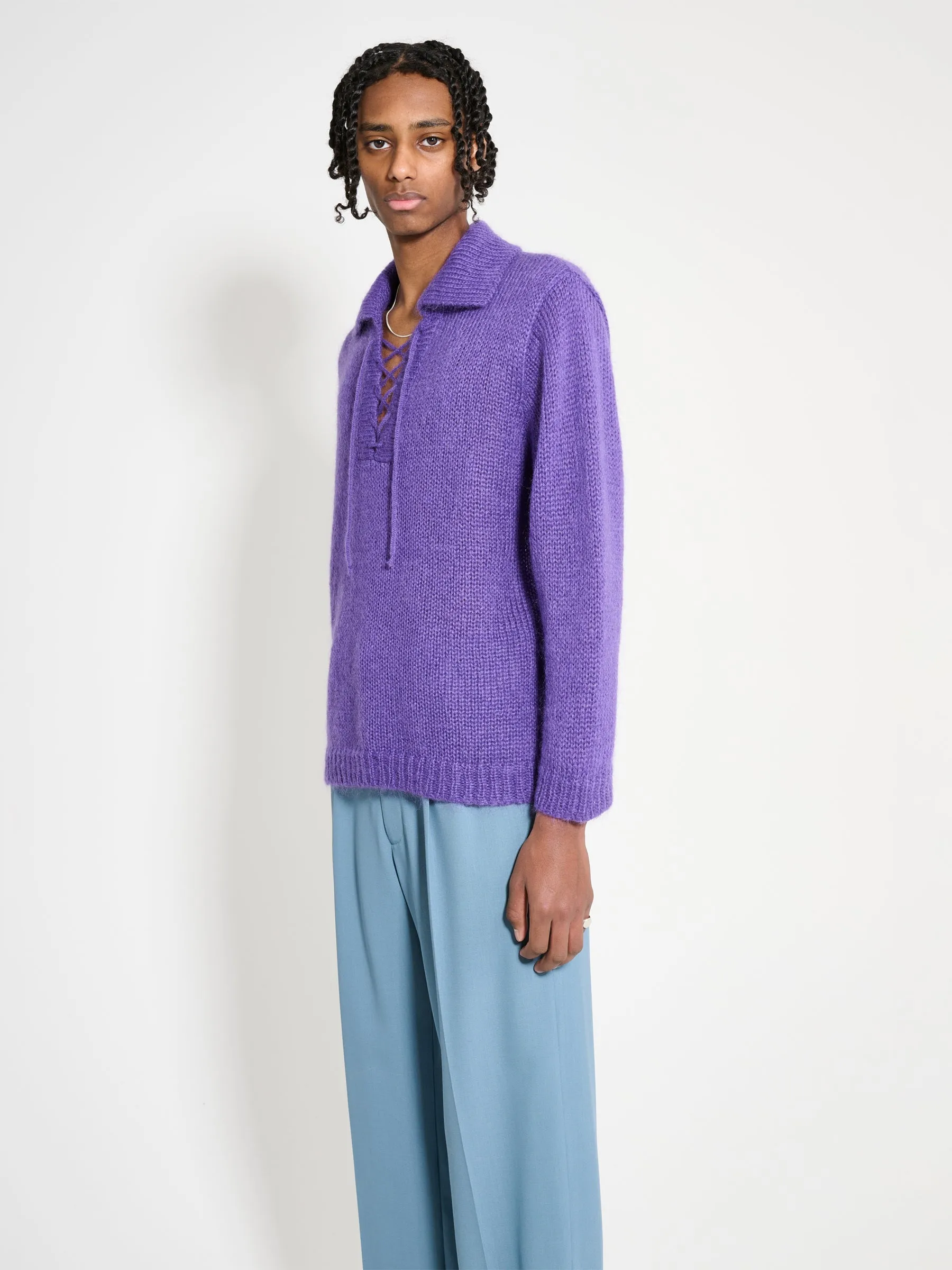 Bode Alpine Pullover Purple