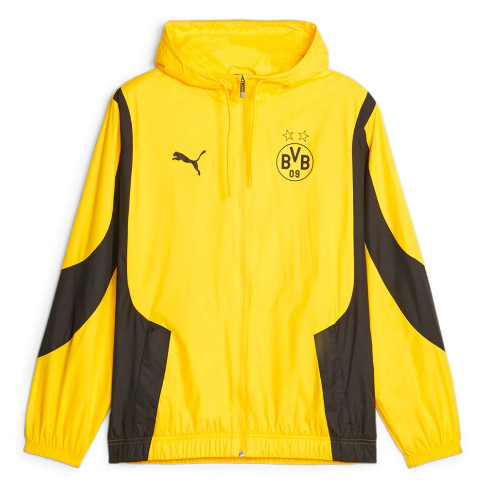 BVB Prematch Woven Anthem Full Zip Soccer Jacket