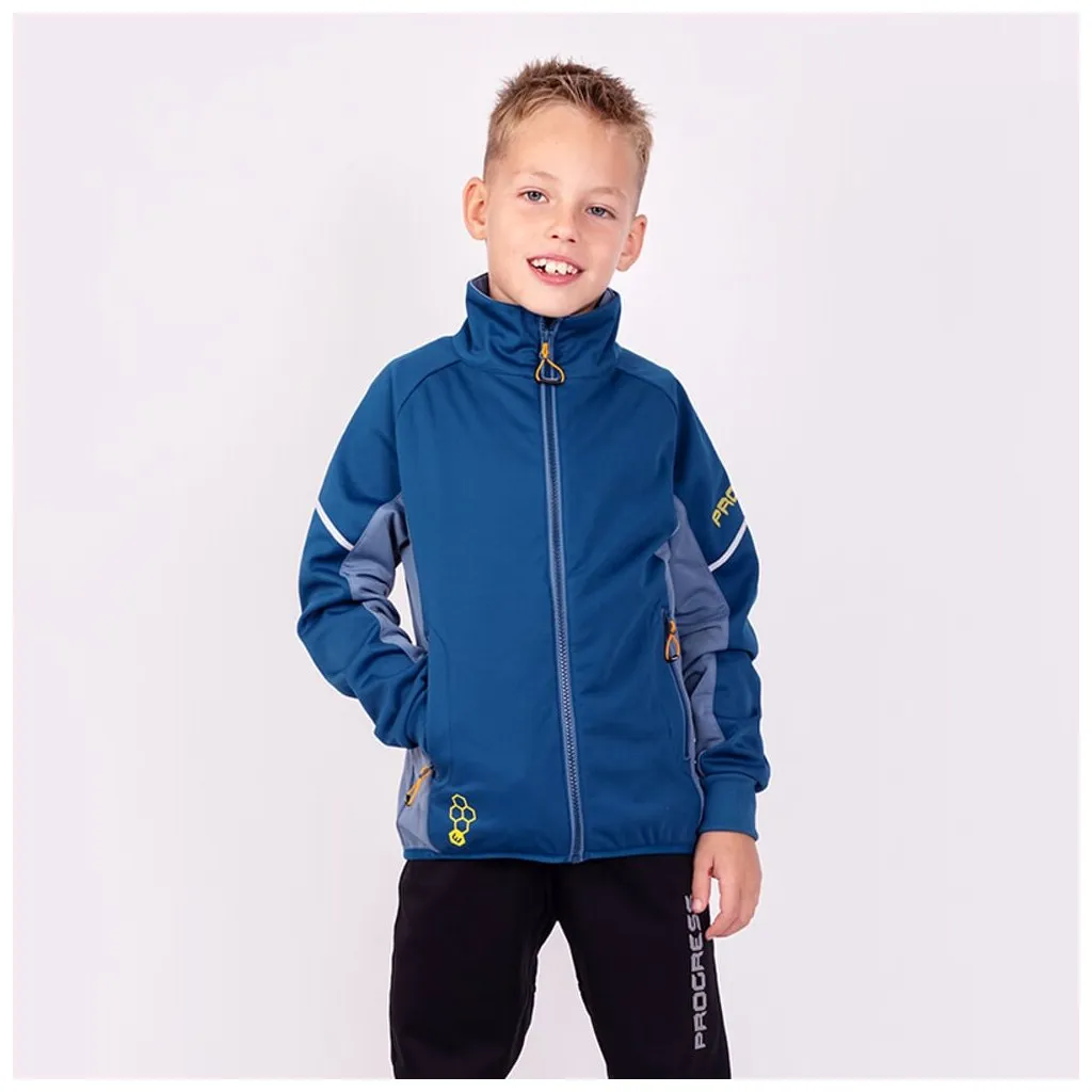 children's softshell jacket Progress Coolio JKT blue