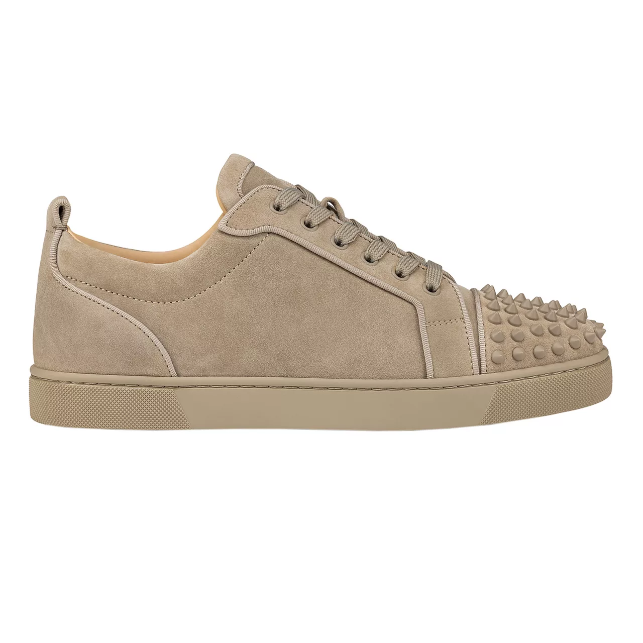 CHRISTIAN LOUBOUTIN Louis Junior Spike Trainers - Brown