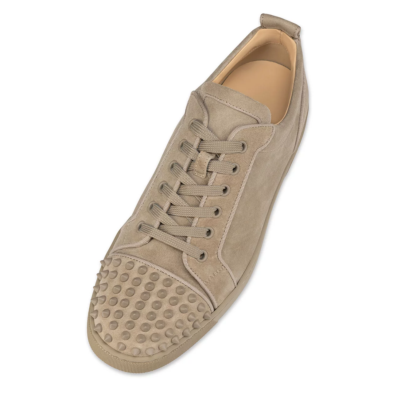 CHRISTIAN LOUBOUTIN Louis Junior Spike Trainers - Brown