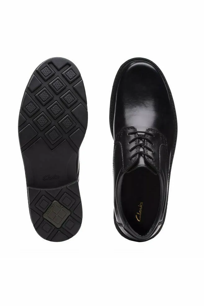 Clarks Kerton Lace black leather