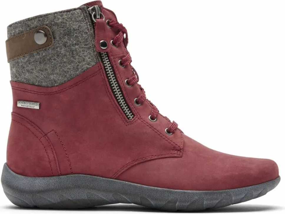 Cobb Hill Amalie Lace Boot Waterproof Red