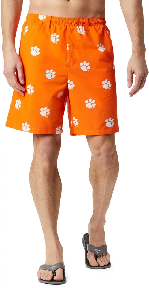 Columbia Sportswear Men's Clemson University Backcast II Printed Shorts