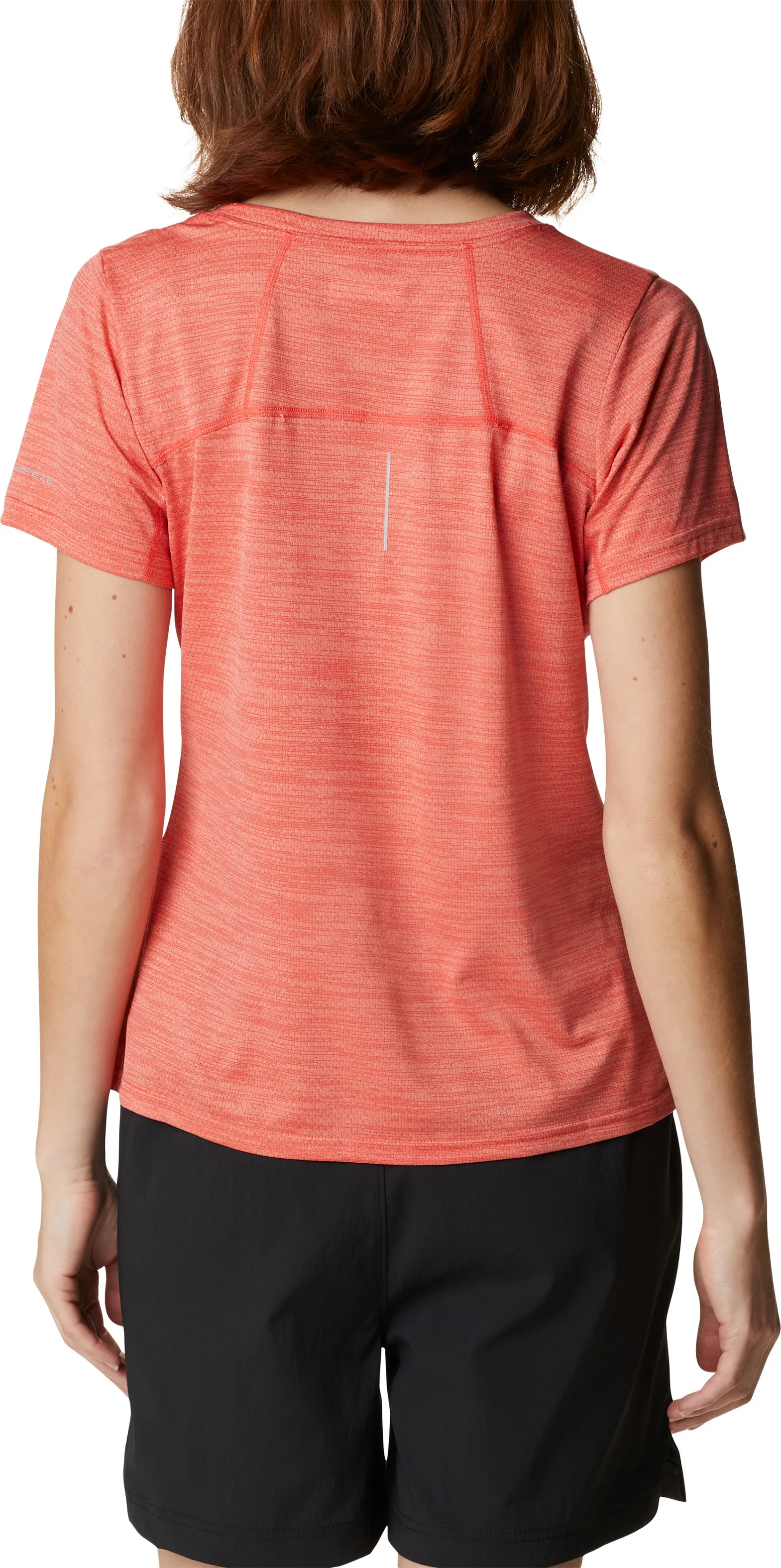 Columbia Women’s Alpine Chill Zero Technical T-Shirt Red Hibiscus Heather | Buy Columbia Women’s Alpine Chill Zero Technical T-S