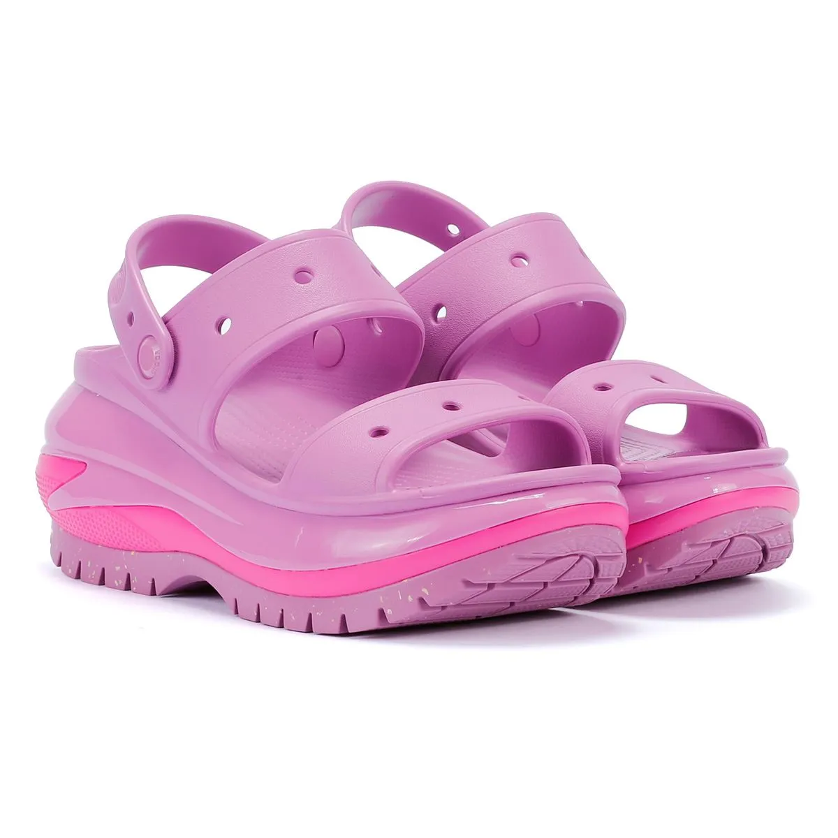 Crocs Mega Crush Bubble Pink Sandals