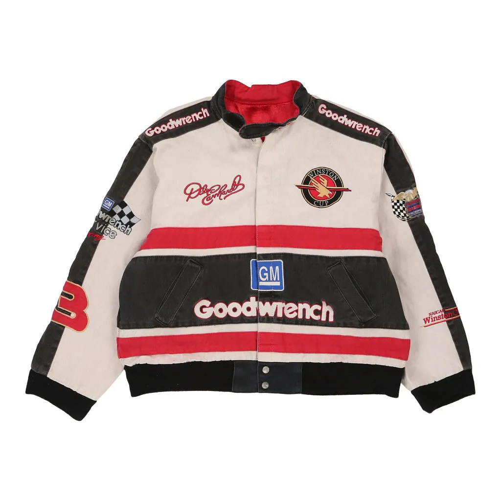 Dale Earnhardt  Jeff Hamilton Nascar Jacket - Large Block Colour Cotton Blend