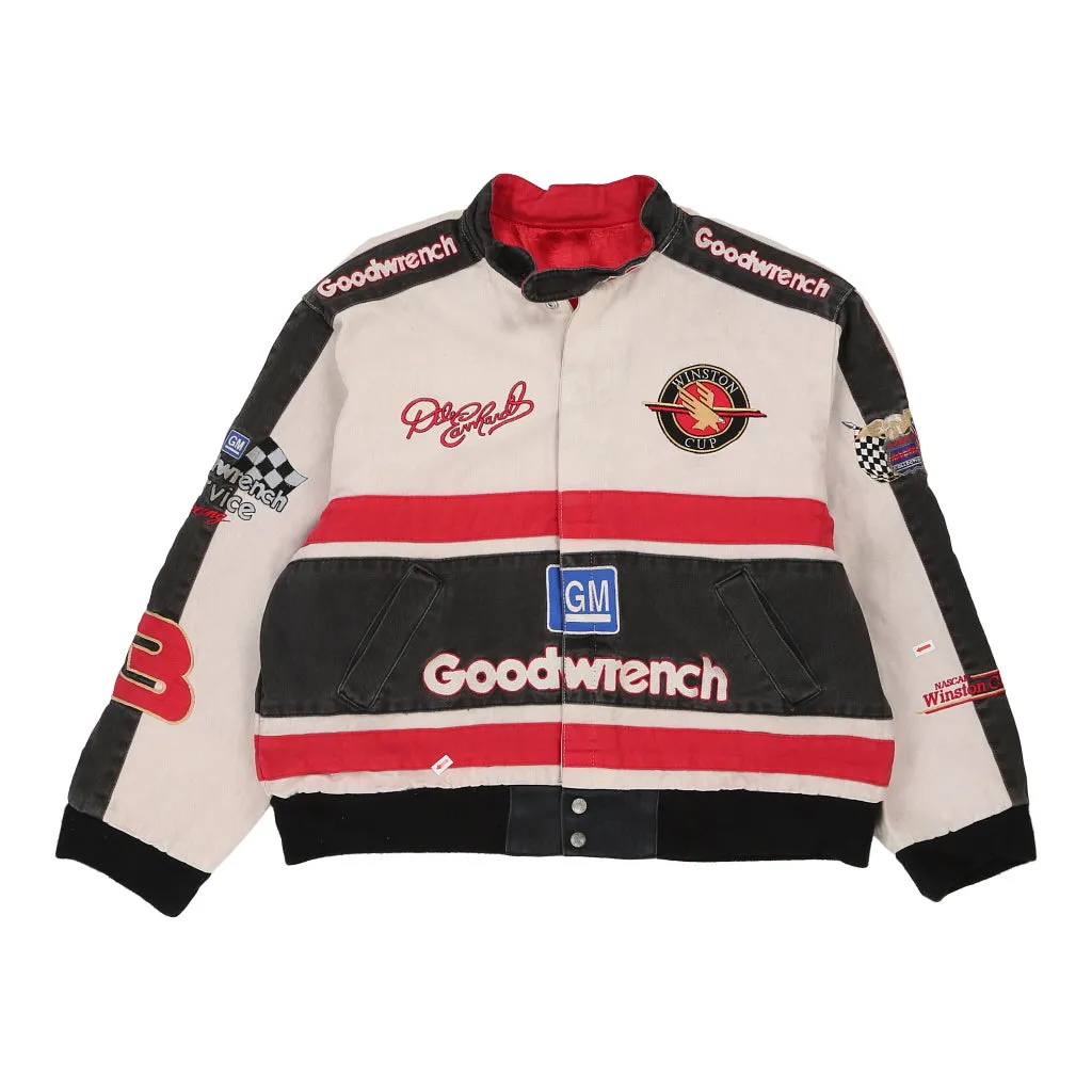 Dale Earnhardt  Jeff Hamilton Nascar Jacket - Large Block Colour Cotton Blend