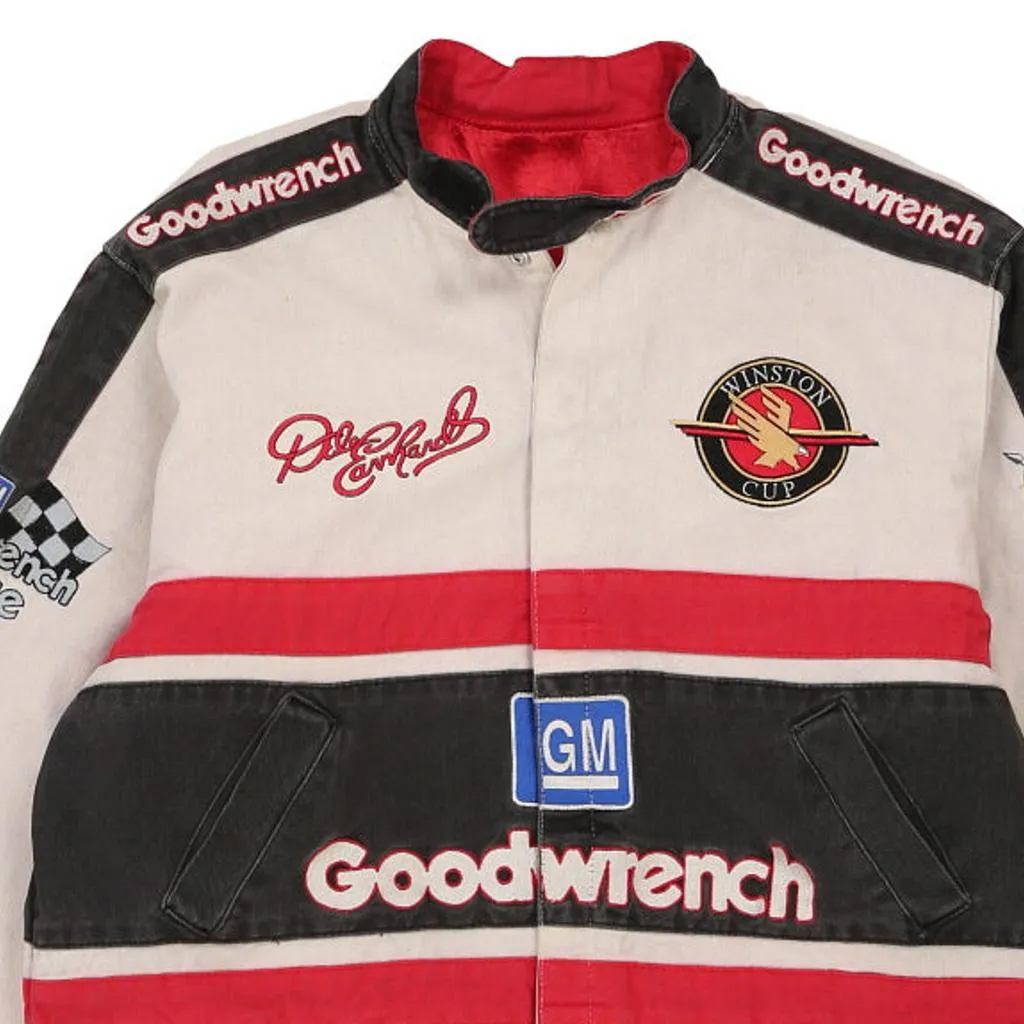 Dale Earnhardt  Jeff Hamilton Nascar Jacket - Large Block Colour Cotton Blend