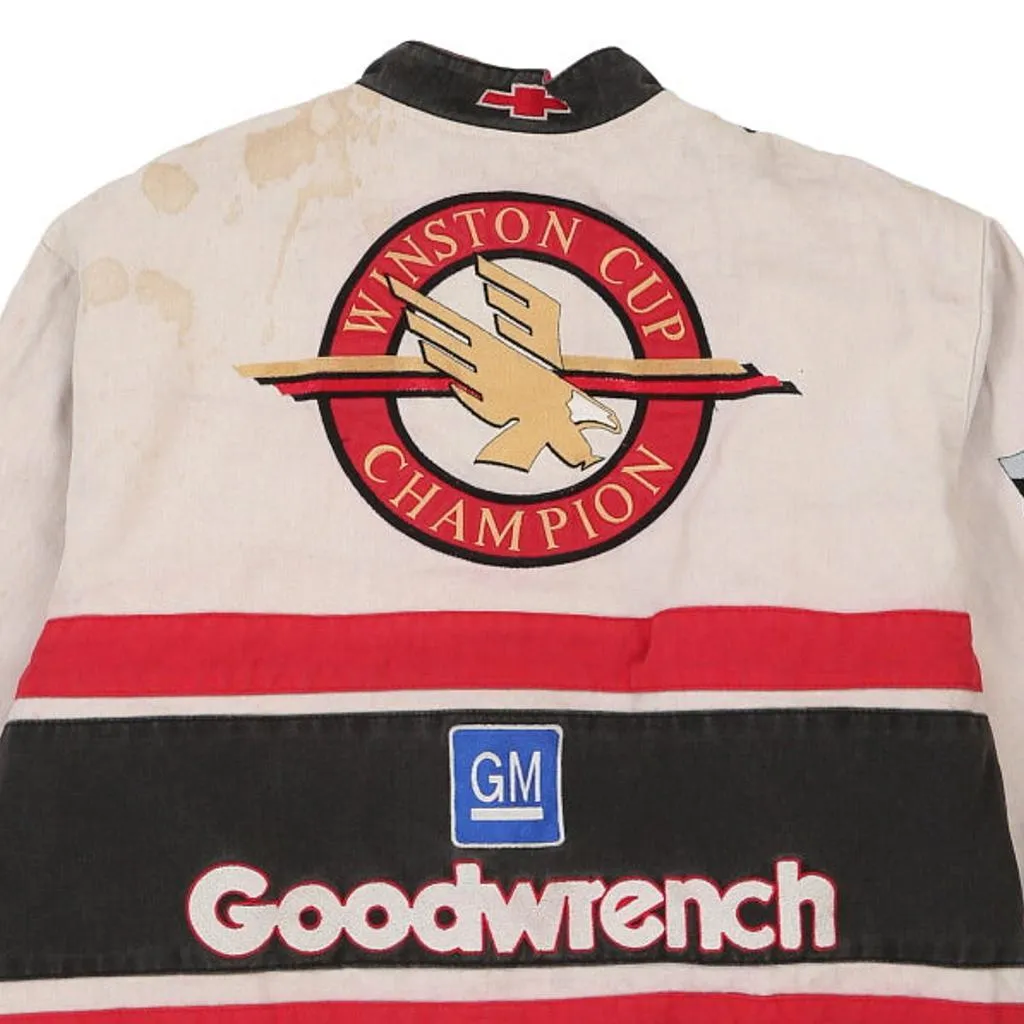 Dale Earnhardt  Jeff Hamilton Nascar Jacket - Large Block Colour Cotton Blend