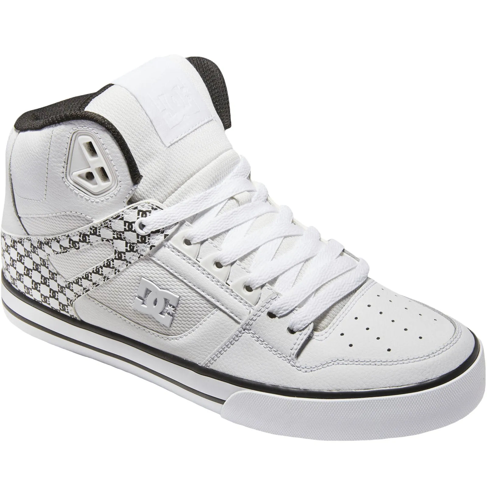 DC Shoes Mens Pure Trainers - White/Black