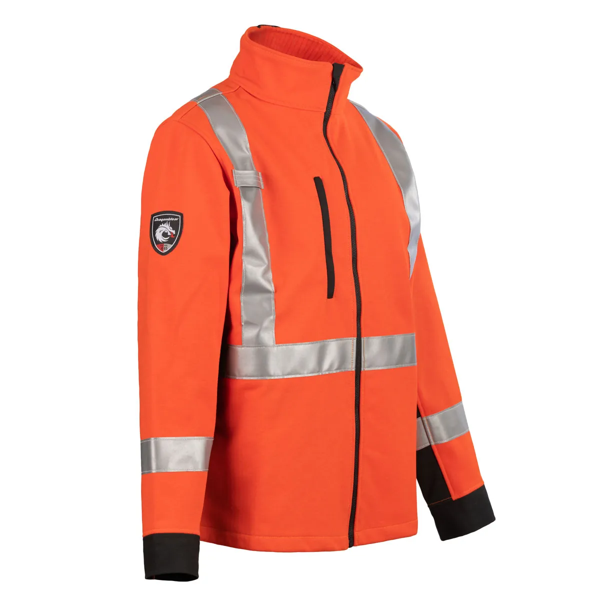 DragonWear Shield FR Soft Shell Hi-Vis Jacket - Orange