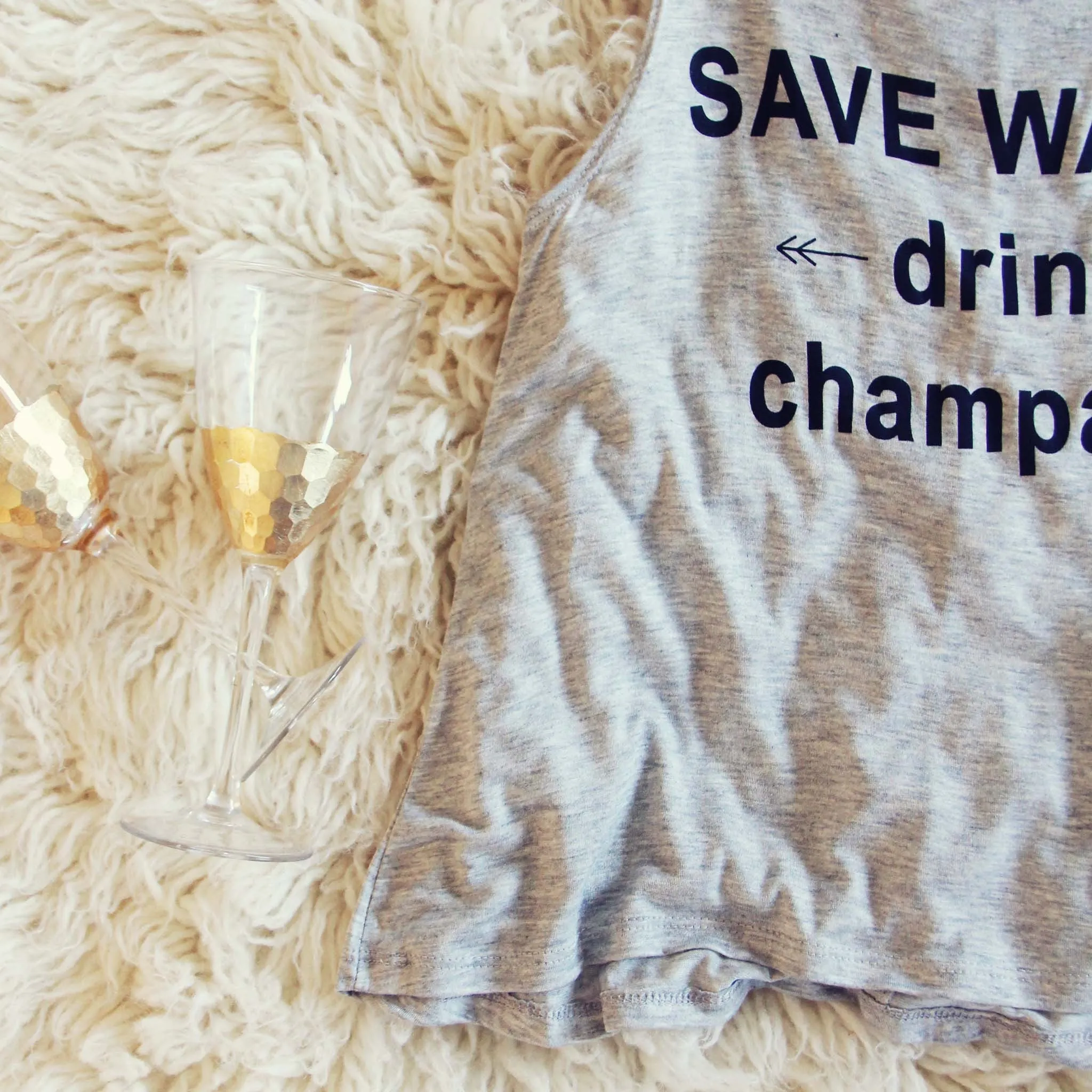 Drink Champagne Tank