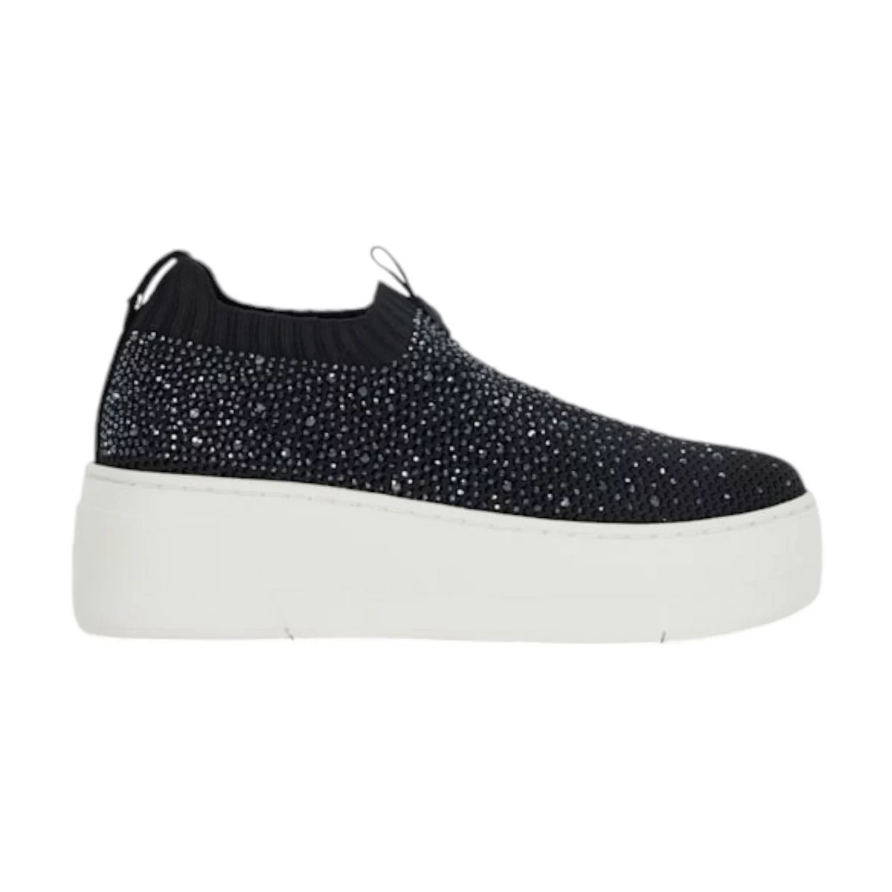 DUNE LONDON Elements Embellished Platform Trainers - Black