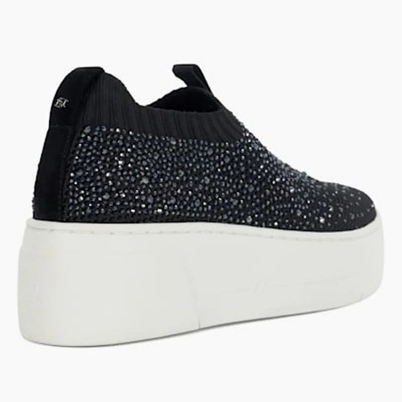 DUNE LONDON Elements Embellished Platform Trainers - Black