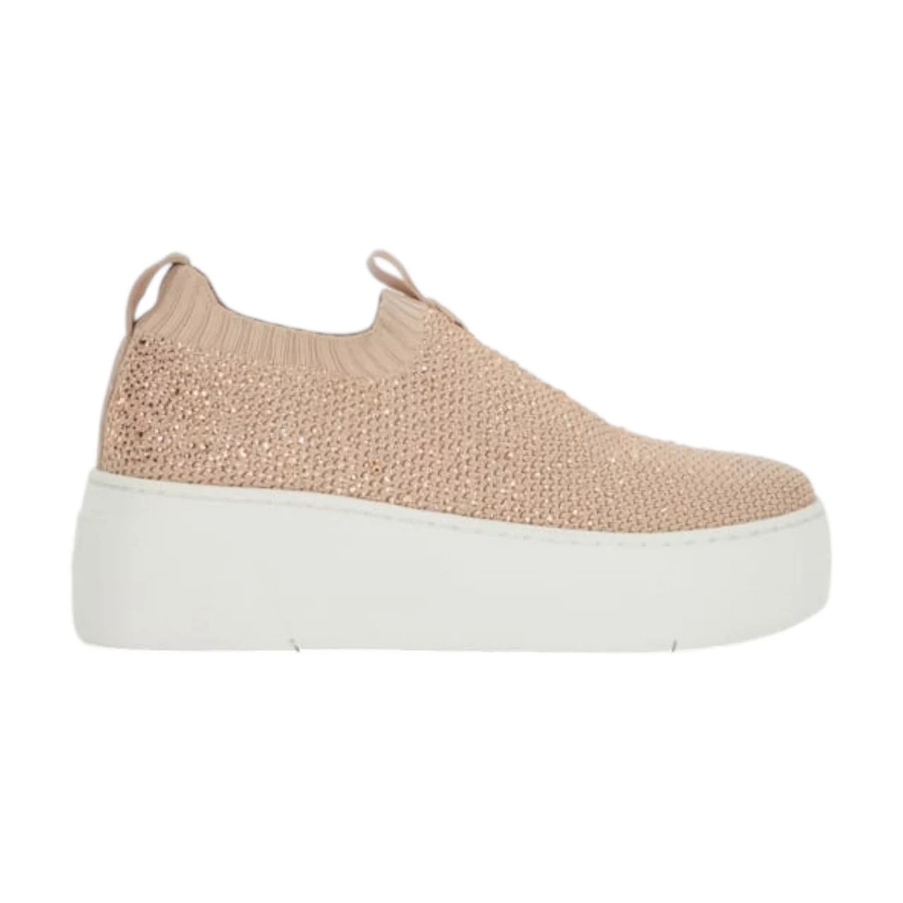 DUNE LONDON Elements Embellished Platform Trainers - Pink