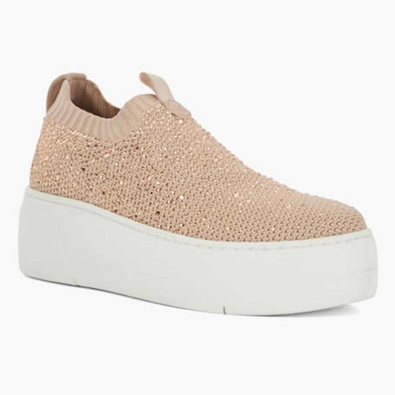 DUNE LONDON Elements Embellished Platform Trainers - Pink