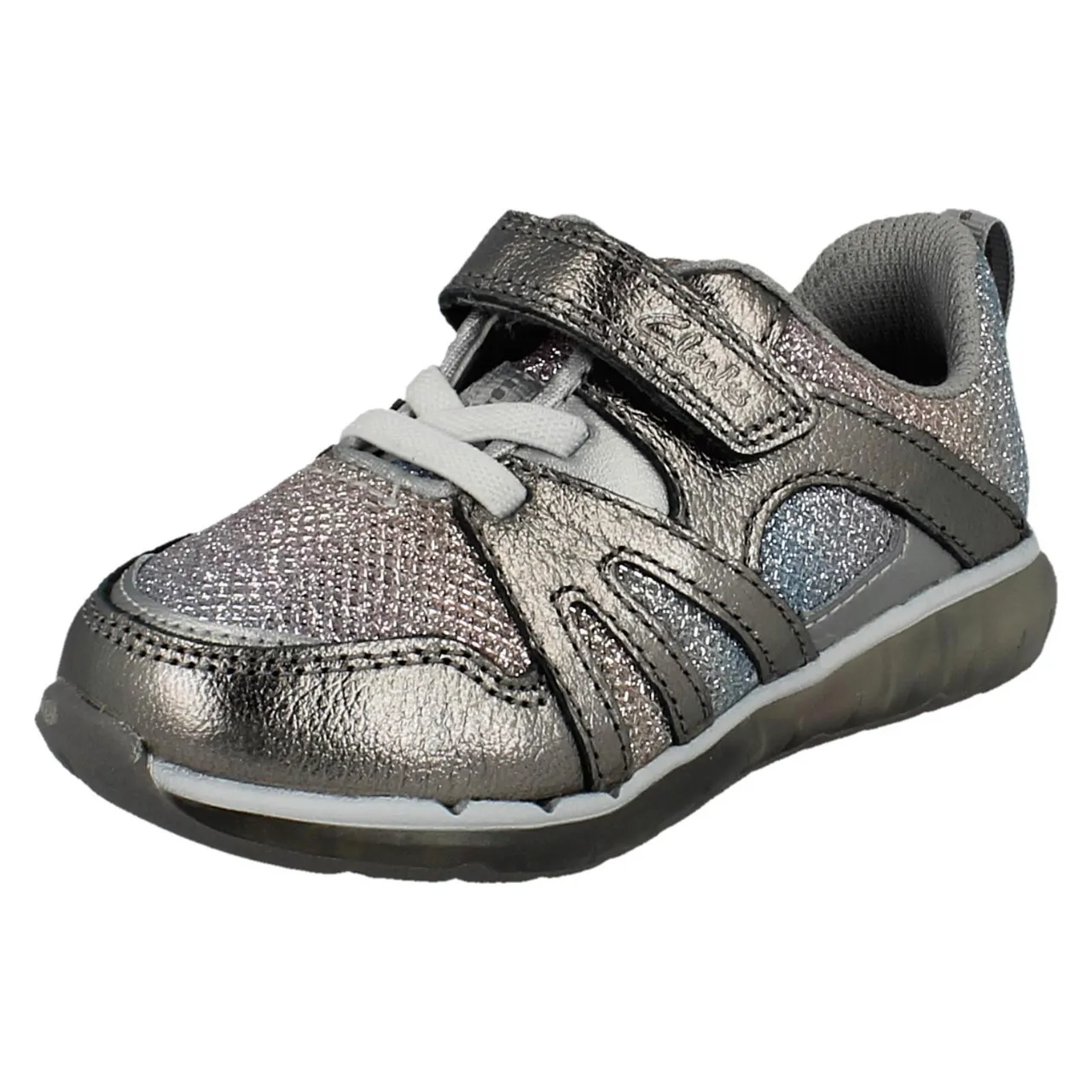 Girls Clarks GloMove Trainers Spark Sparky