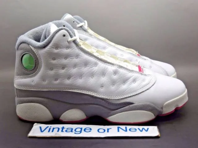 Girls' Nike Air Jordan XIII 13 White Spark Stealth Retro...