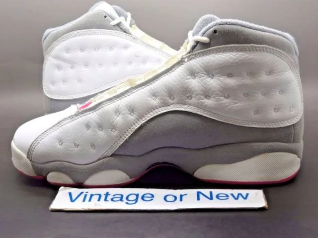 Girls' Nike Air Jordan XIII 13 White Spark Stealth Retro...