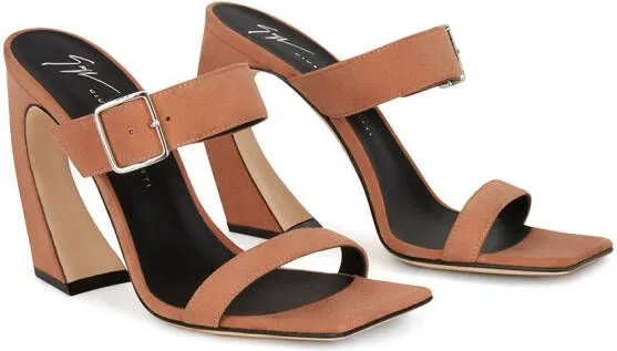 Giuseppe Zanotti Musa suede sandals Neutrals