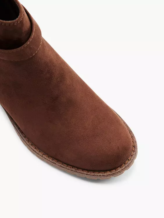 Graceland  Brown Chelsea Boot with Buckle Detail