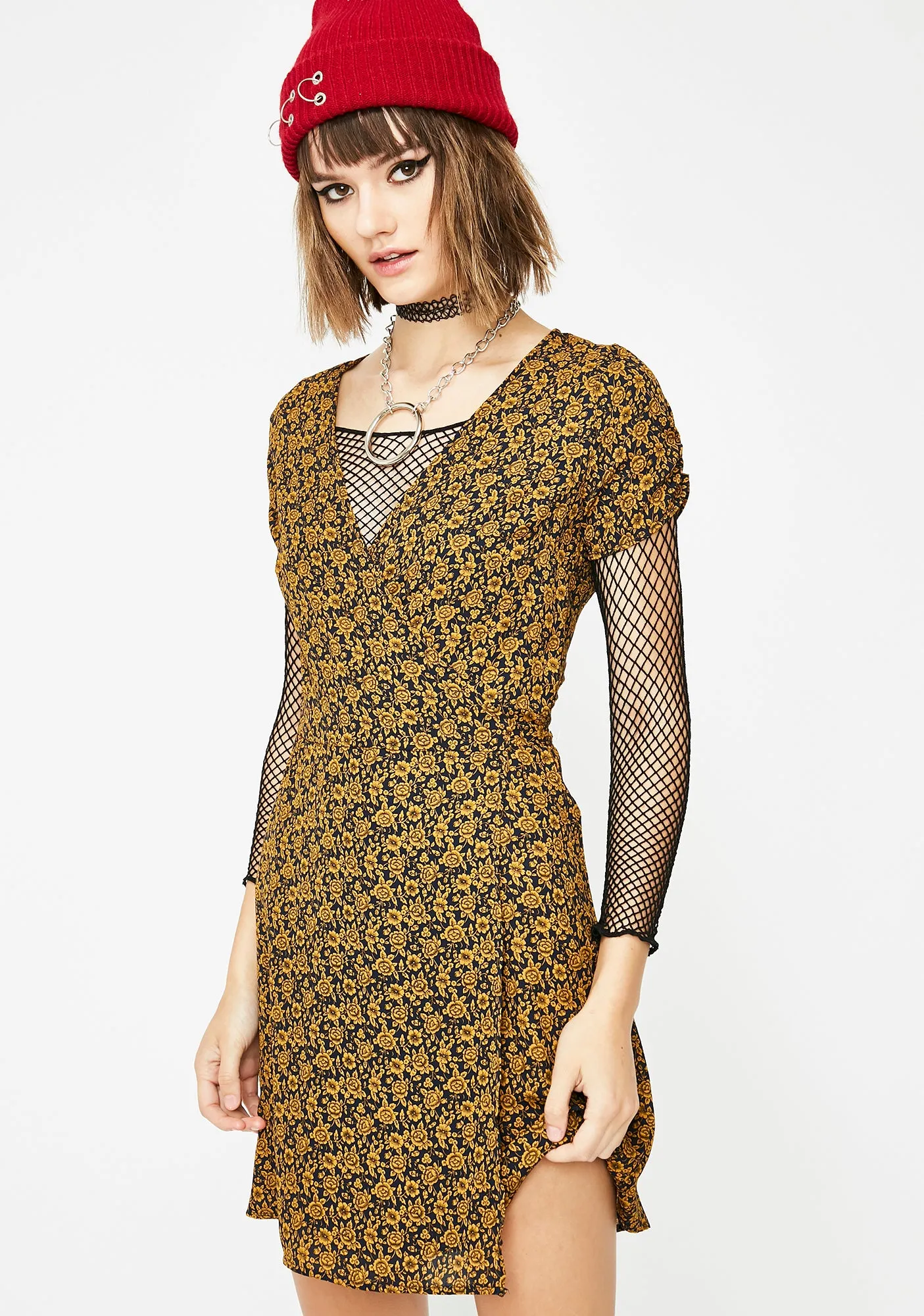 High On Sunshine Wrap Dress-