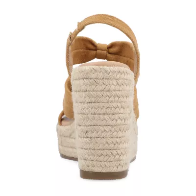 Journee Collection Womens Santorynn Wedge Sandals