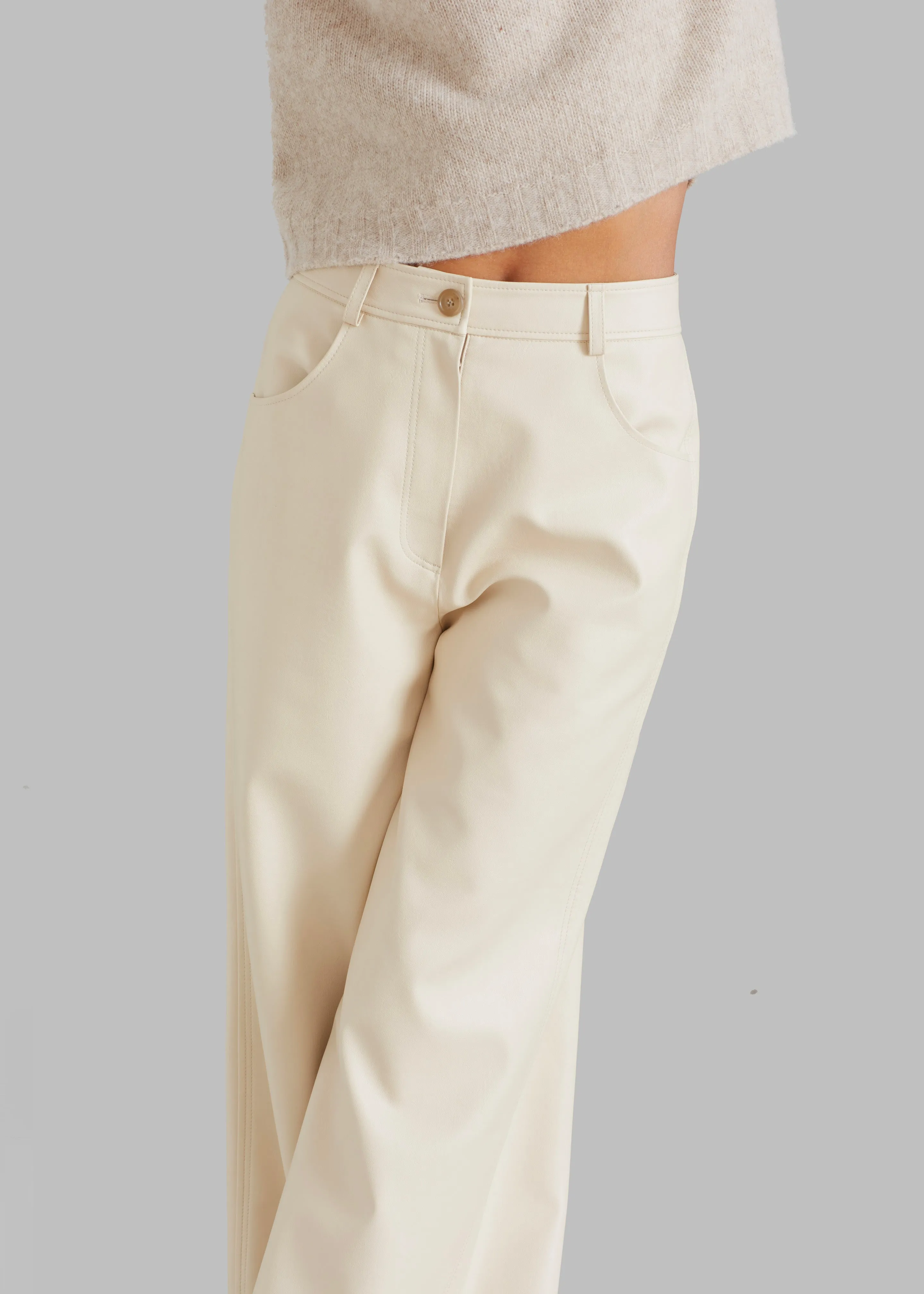 Kira Wide Pants - Beige