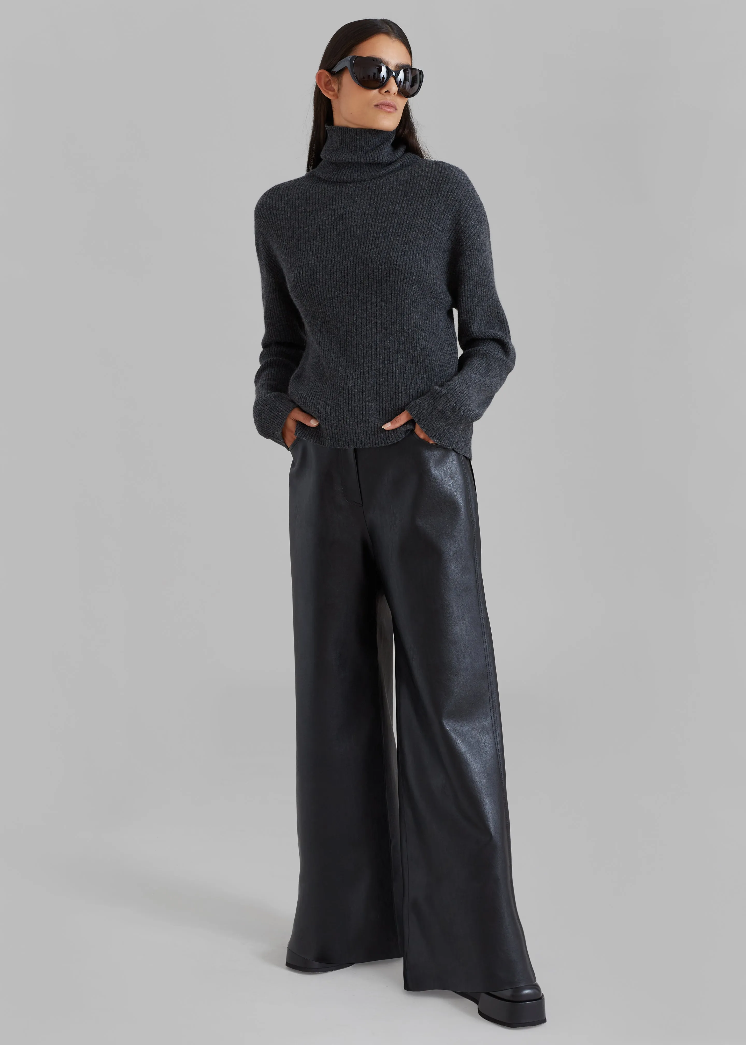 Kira Wide Pants - Black