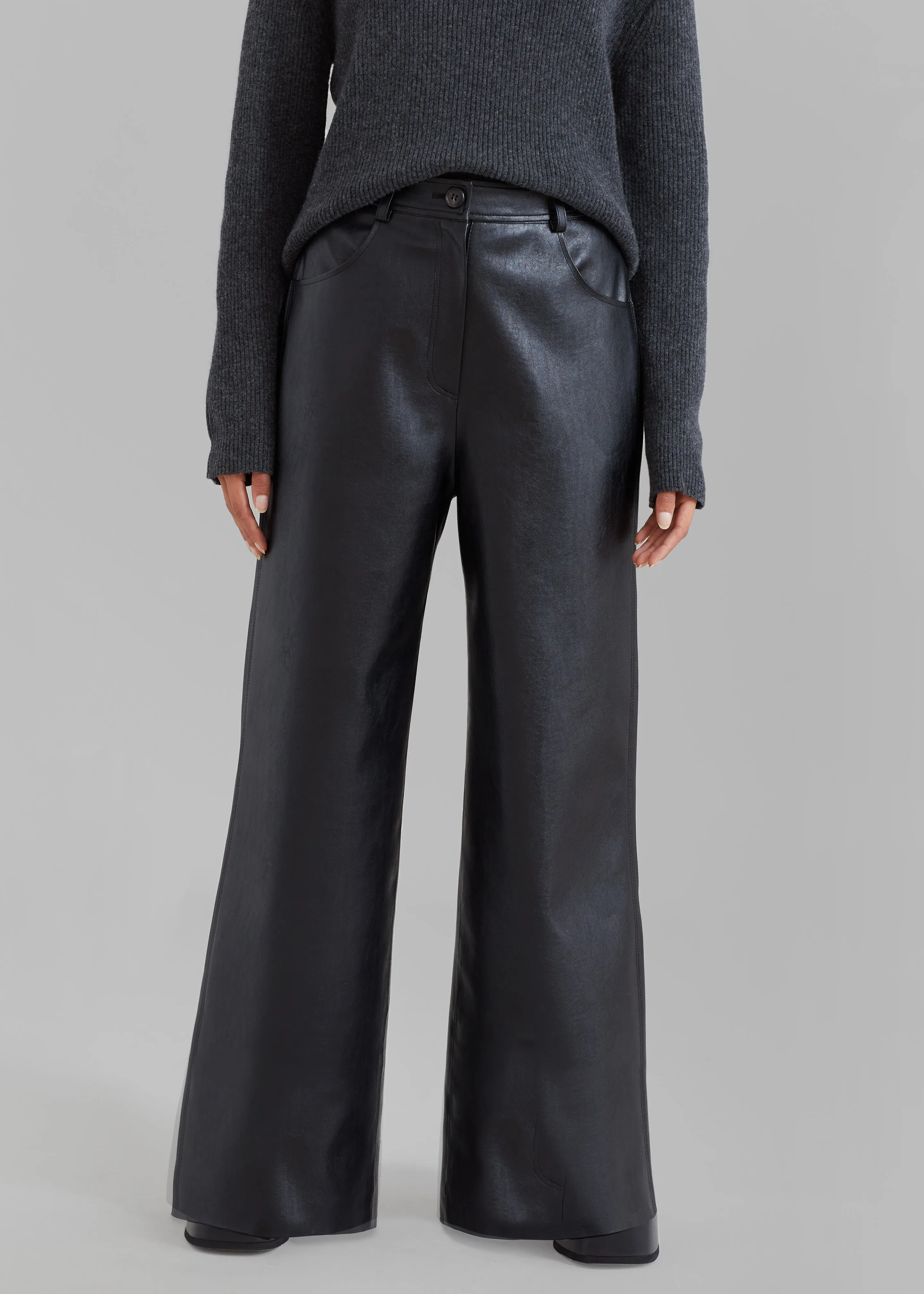 Kira Wide Pants - Black