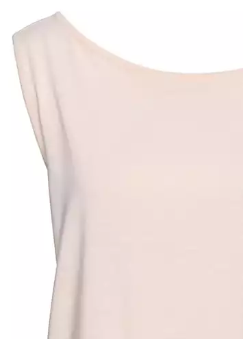 LASCANA Sleeveless Cut-Out Back Top | Grattan