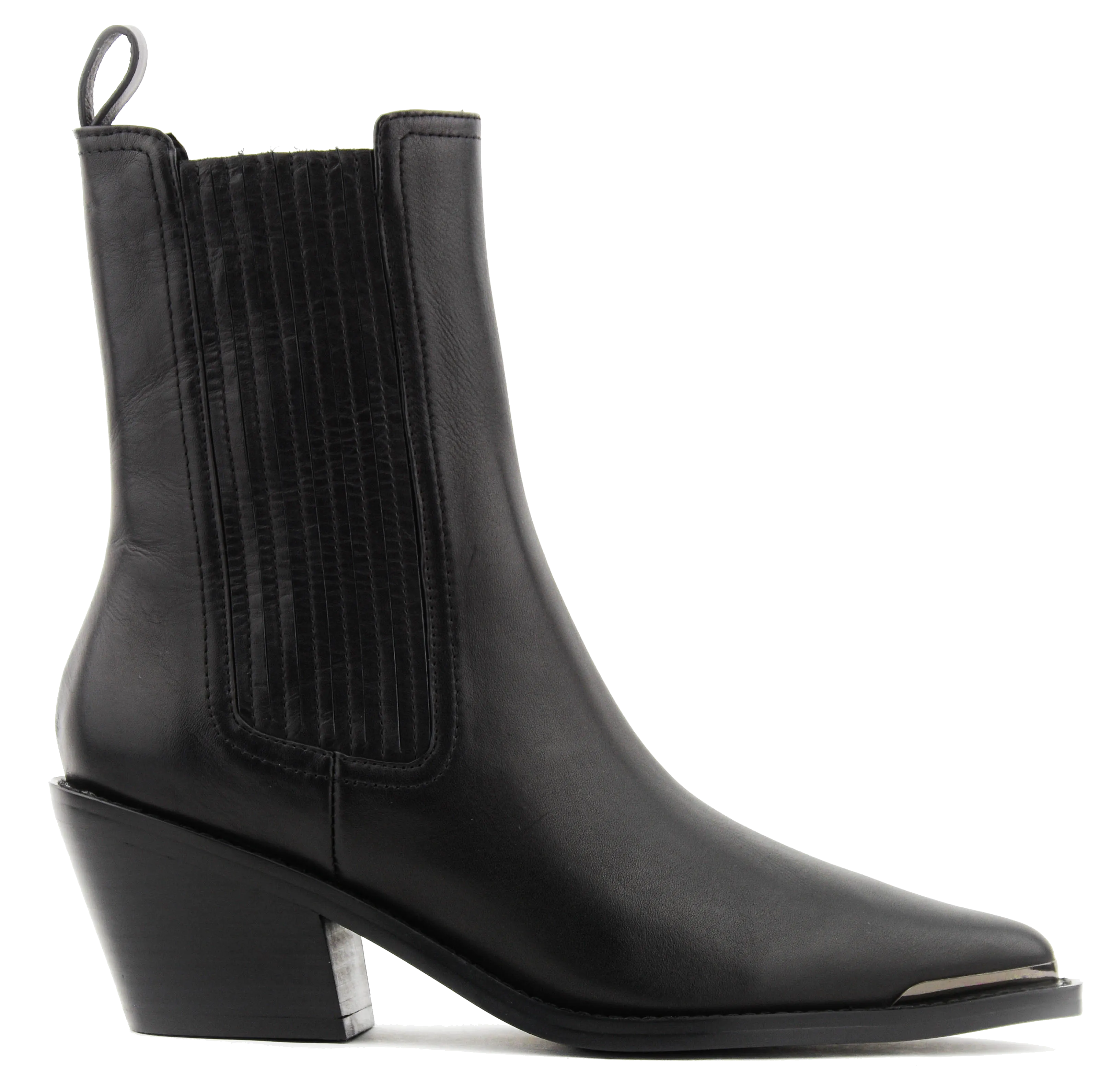 LOLA CRUZ  LOLA CRUZ AUREL ANKLE BOOT BLACK