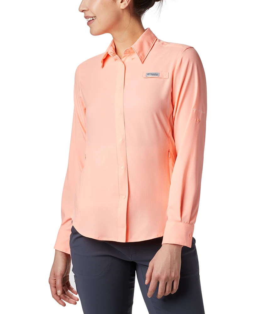 Macy's Columbia Women's Pfg Tamiami Ii Long-Sleeved Shirt