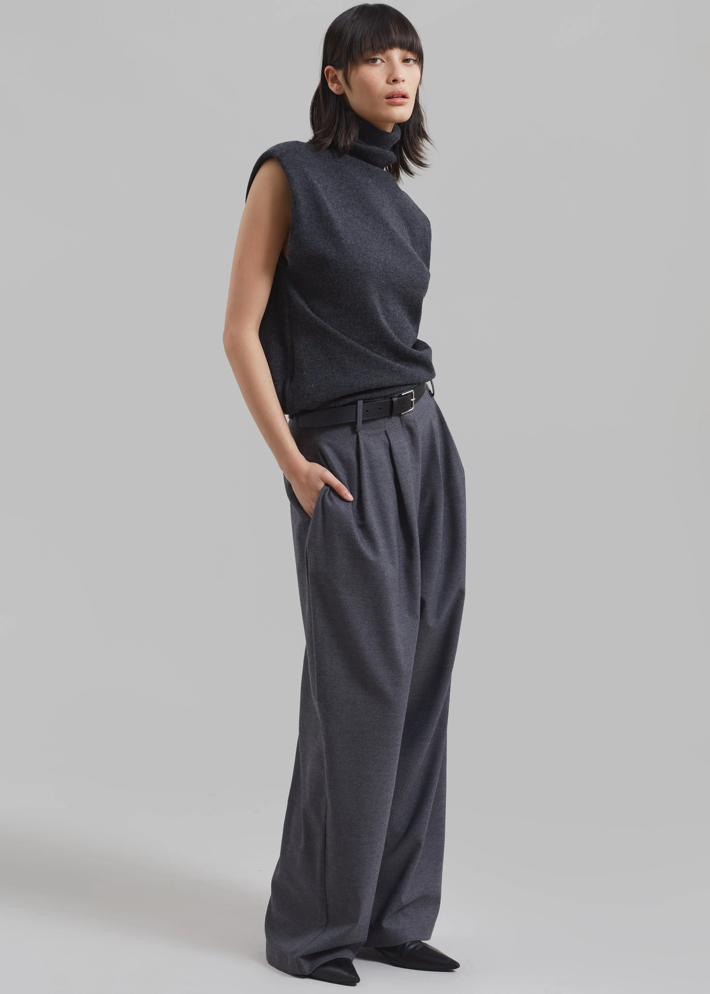 Marley Wide Pants - Grey