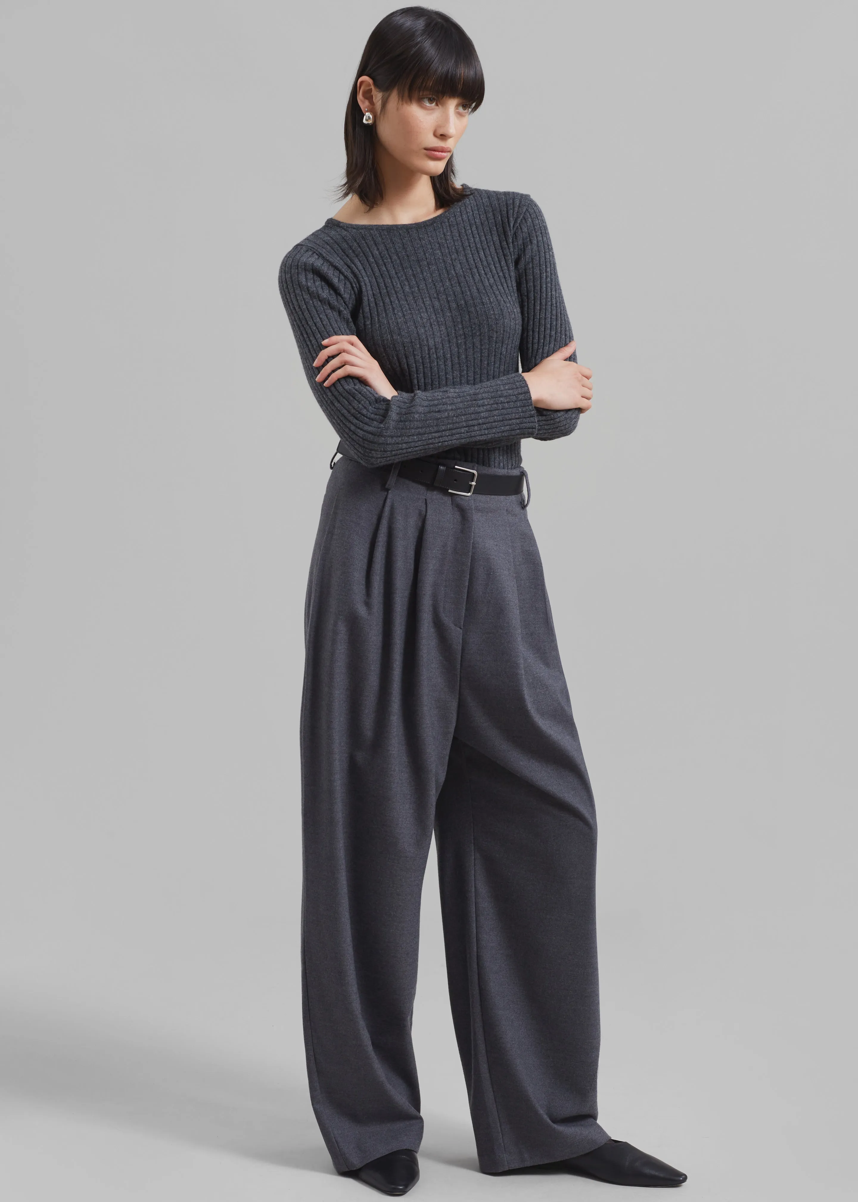 Marley Wide Pants - Grey