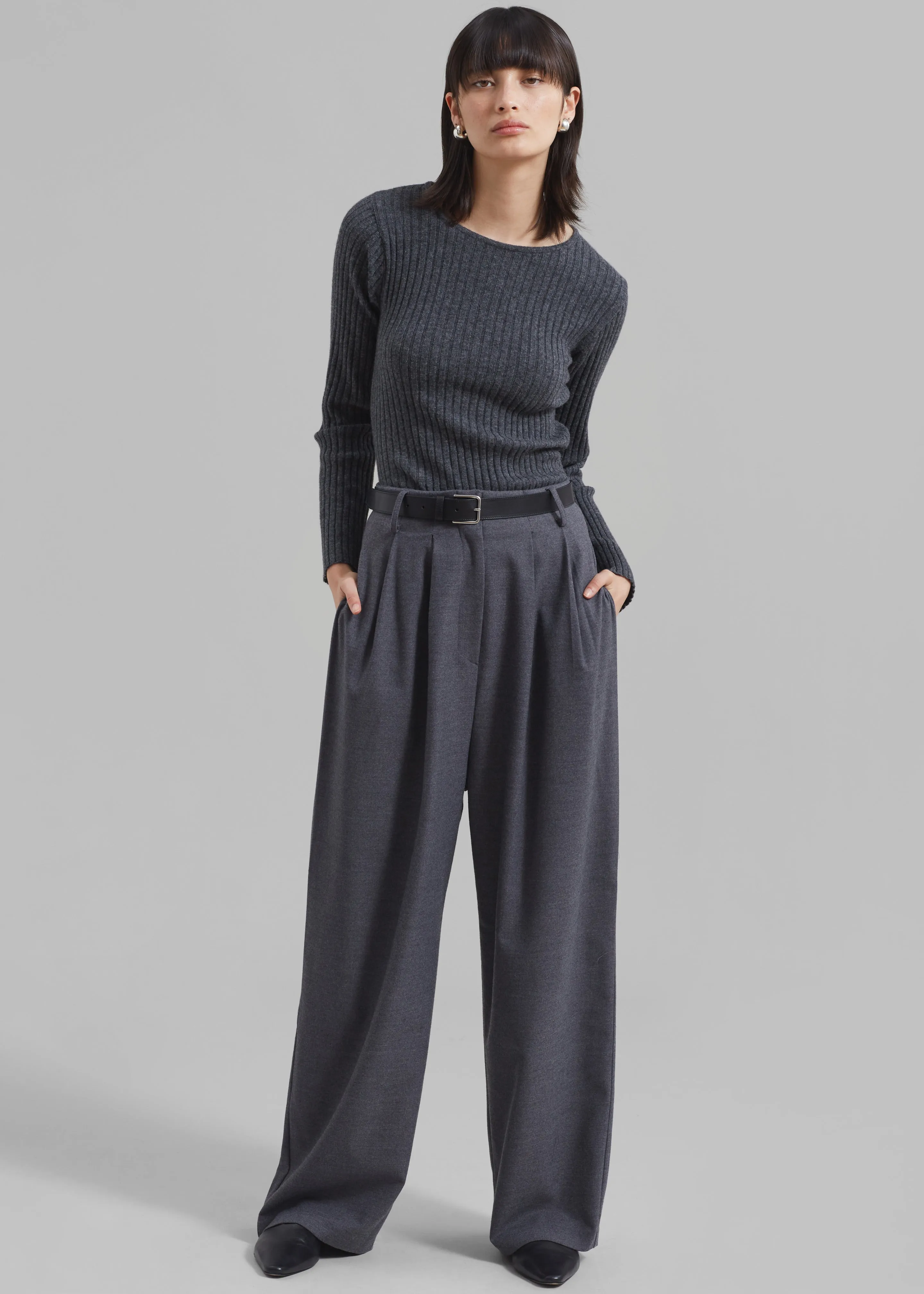 Marley Wide Pants - Grey