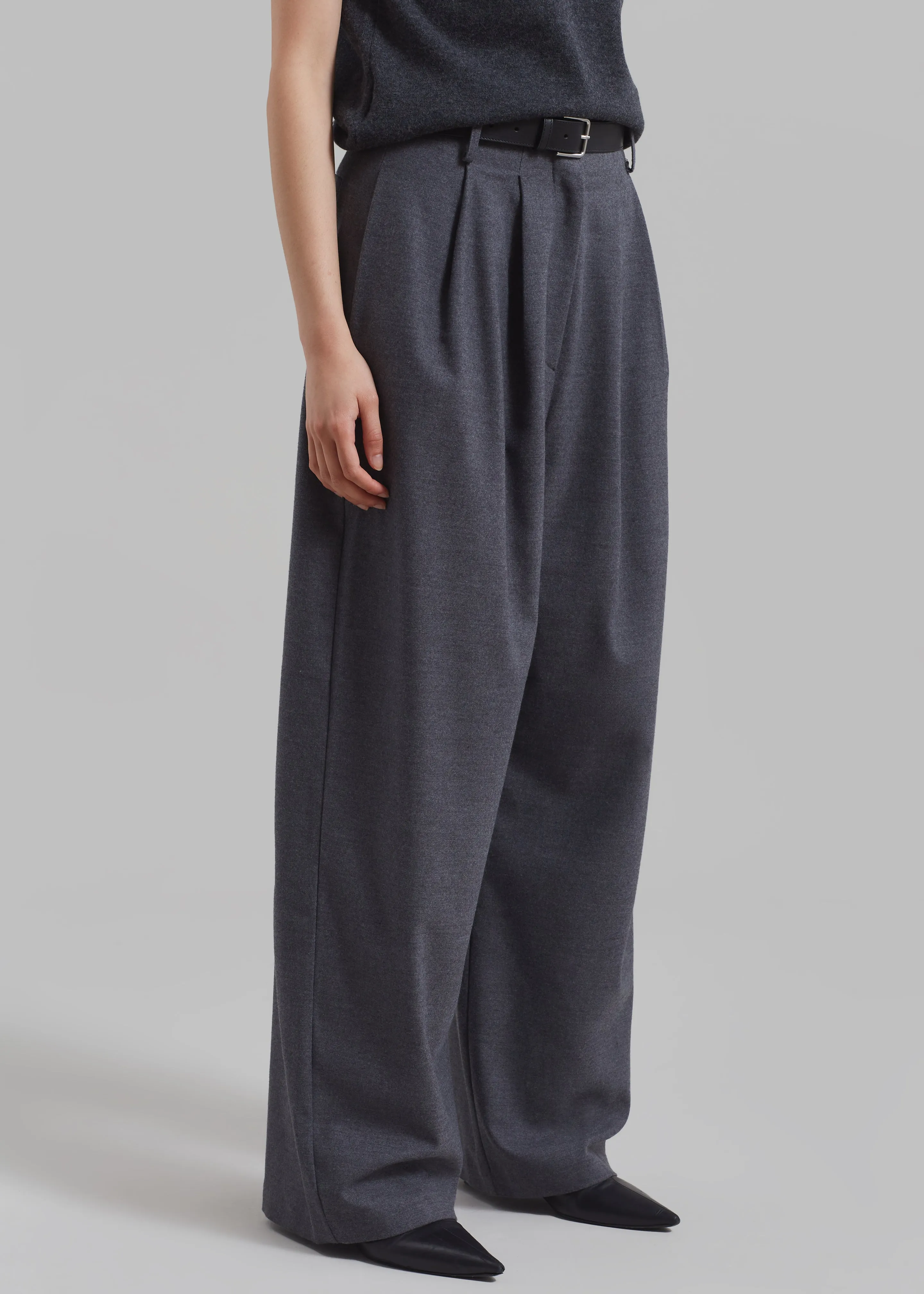 Marley Wide Pants - Grey