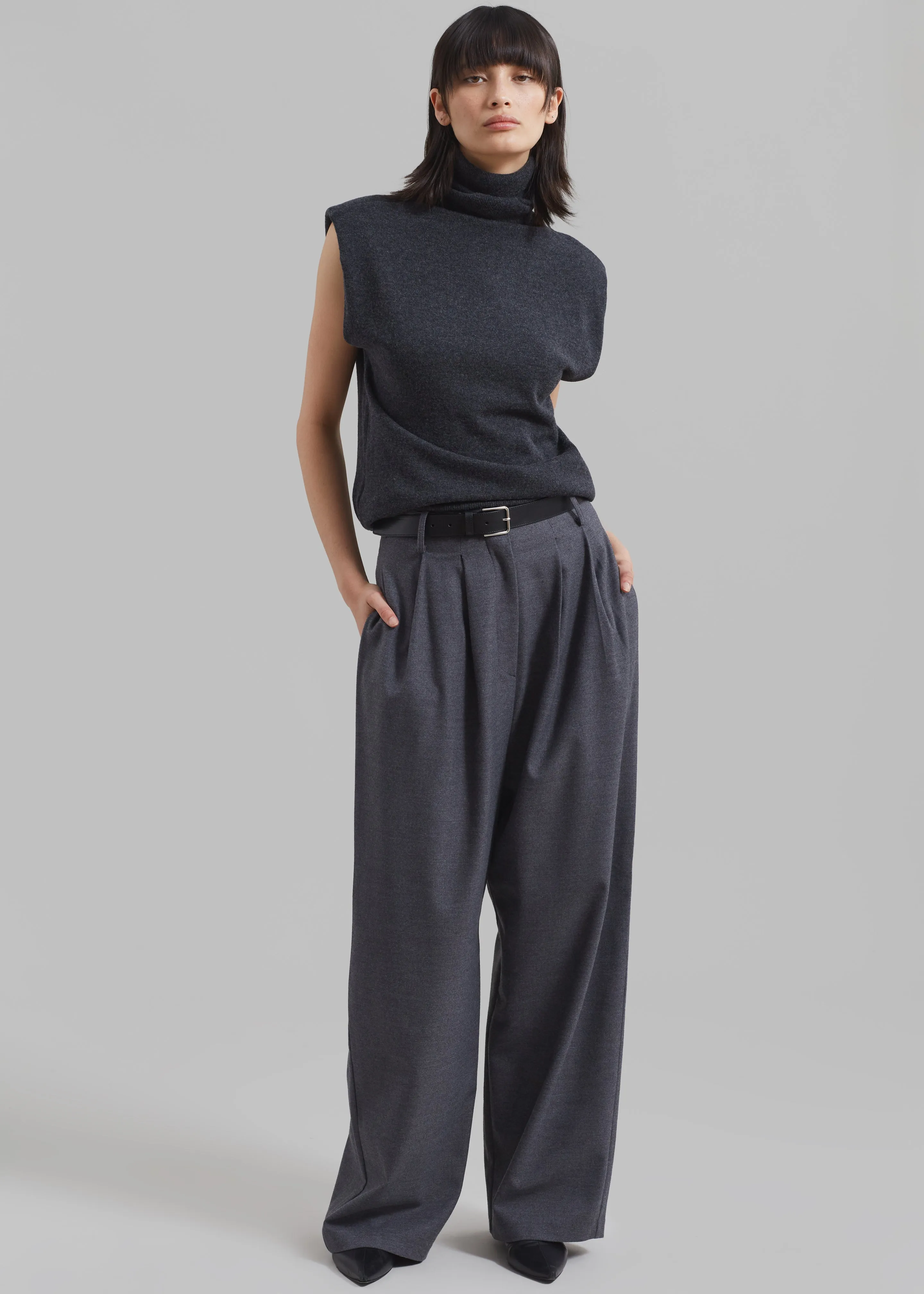 Marley Wide Pants - Grey